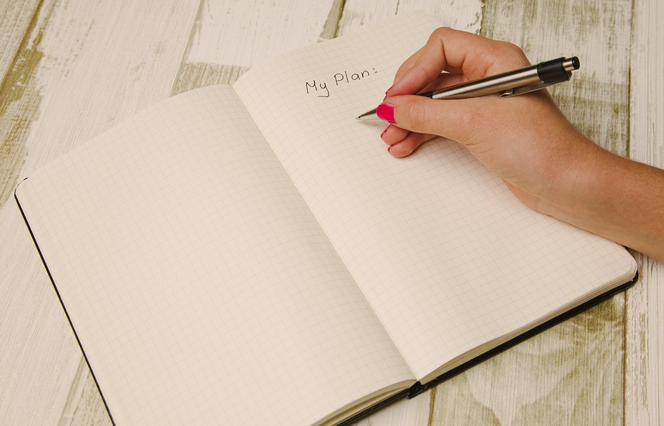 writing with pen